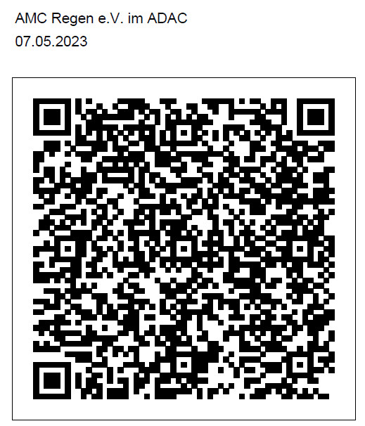 QR--Code virtueller Aushang ARBERLAND ADAC Clubslalom 2023